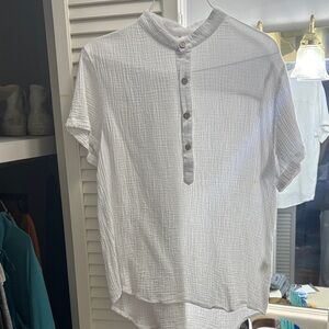 Men's White Casual Shirt